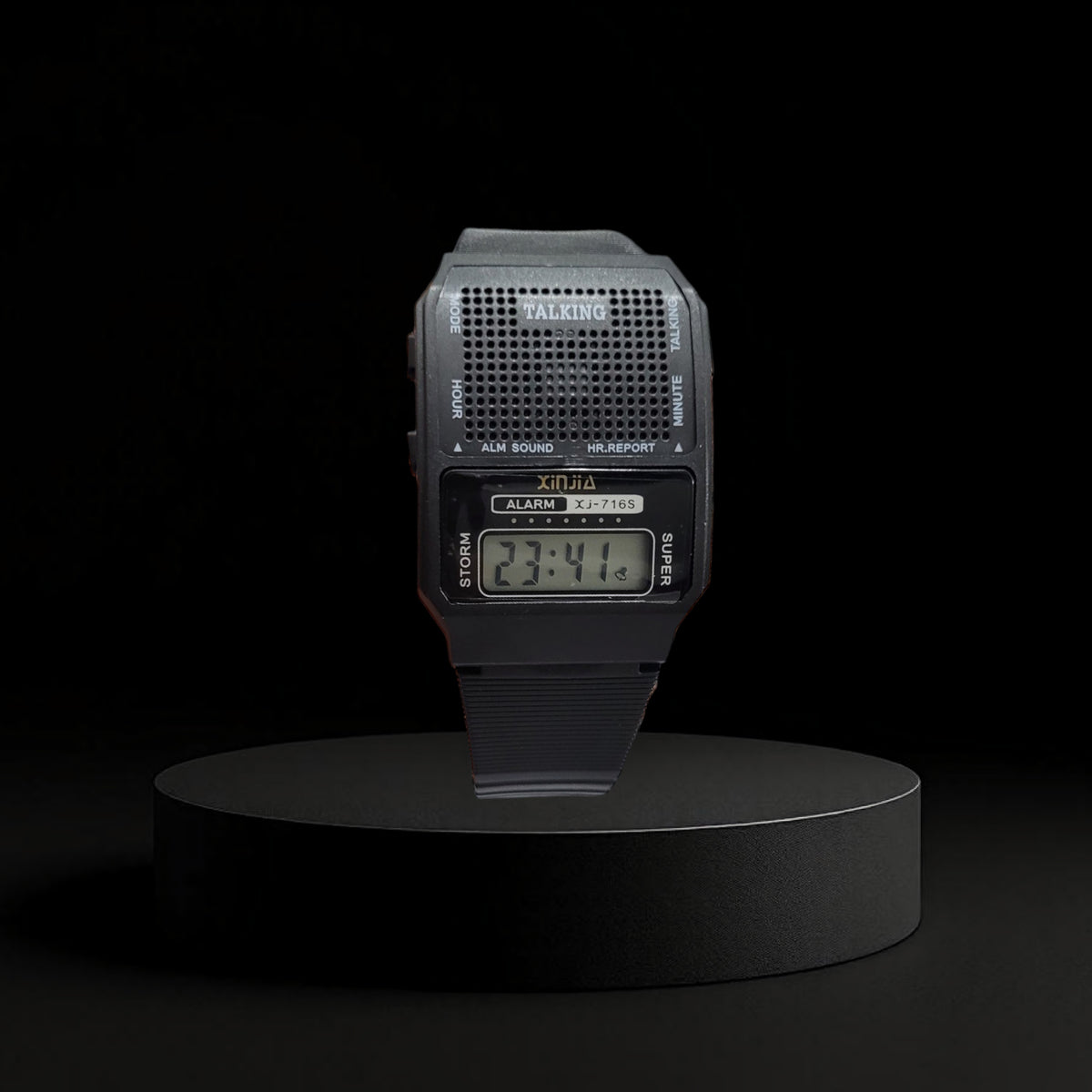 Reloj Digital Retro Xinjia XJ-716S "Talking" - Parlante Integrado