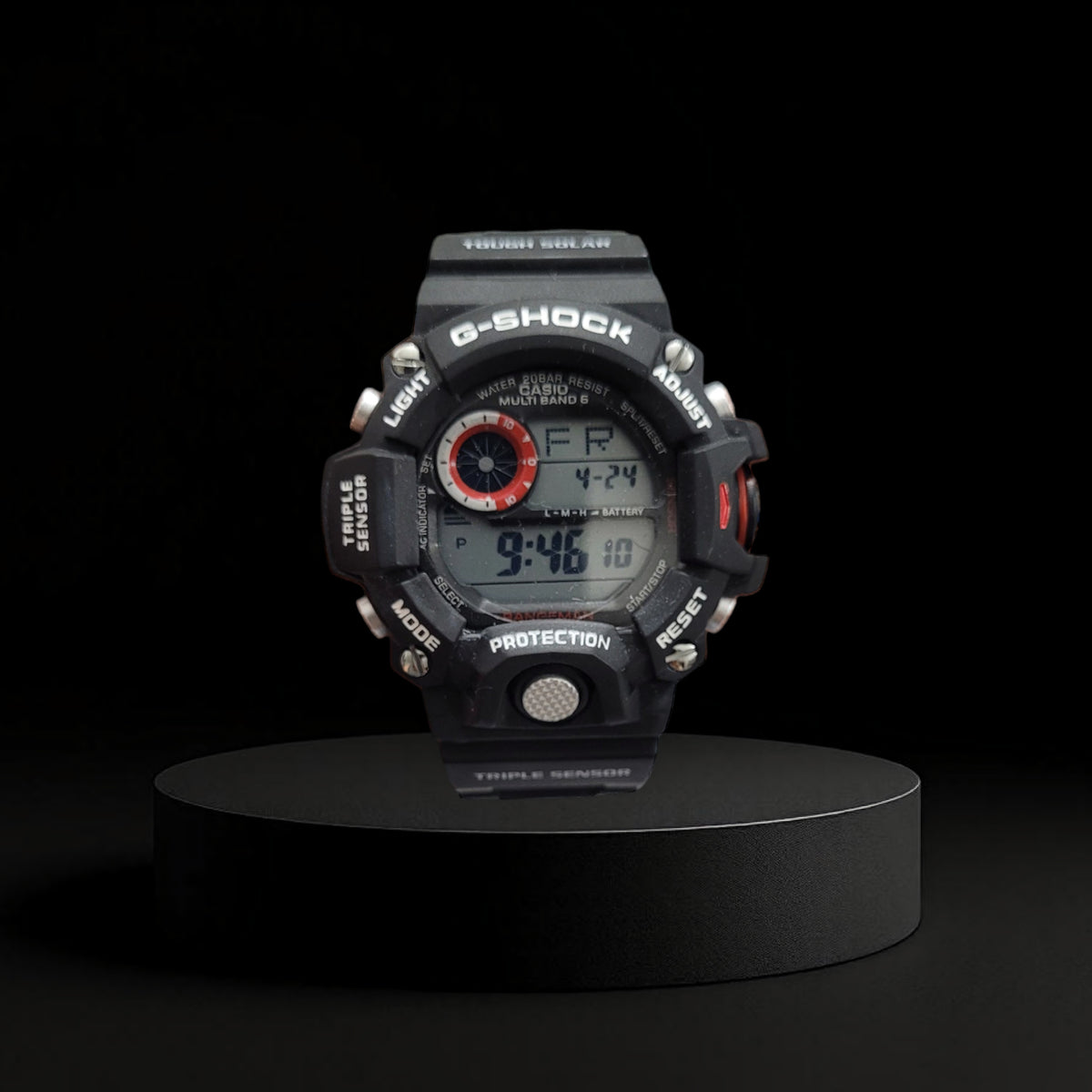 Reloj Casio G-Shock GW-9400 Rangeman Negro y Rojo - Estilo Táctico y Robusto