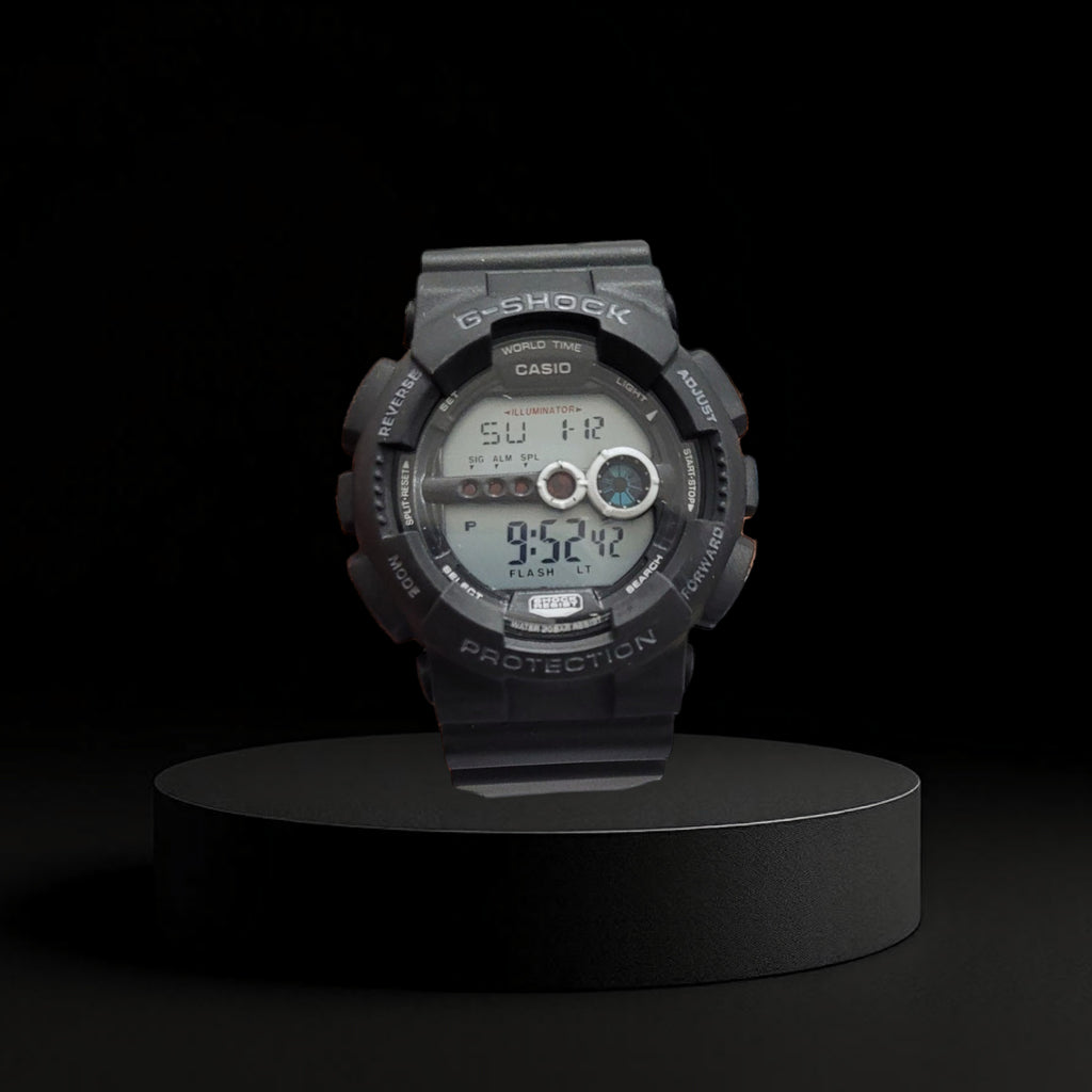 Reloj Casio G-Shock GD-100 Deportivo Negro - Estilo Robusto y Urbano