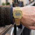 Reloj Casio A168WG Dorado Vintage para Hombre - Clásico Digital
