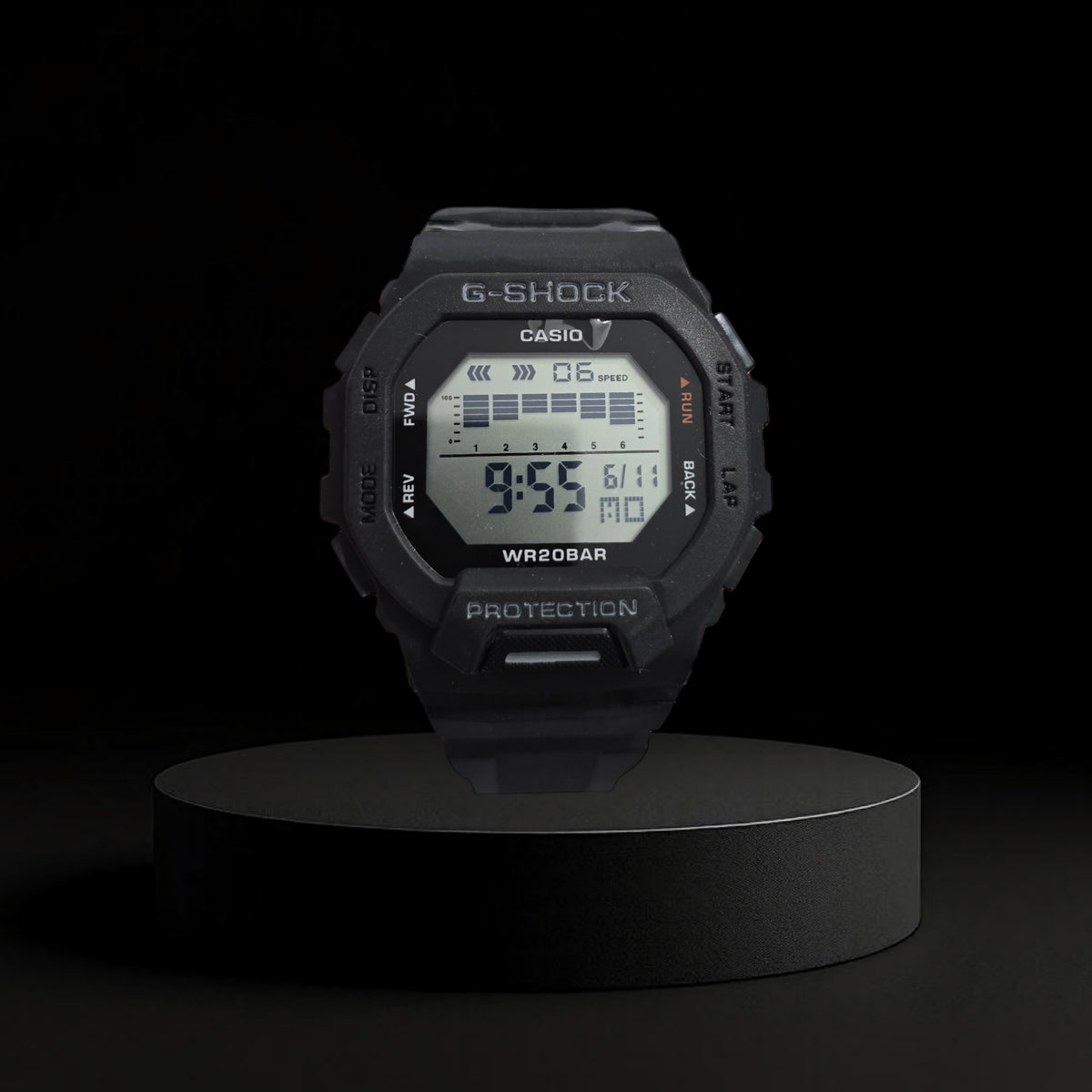 Reloj Casio G-Shock GBD-200 para Hombre - Digital Negro Mate (Edición Deportiva)
